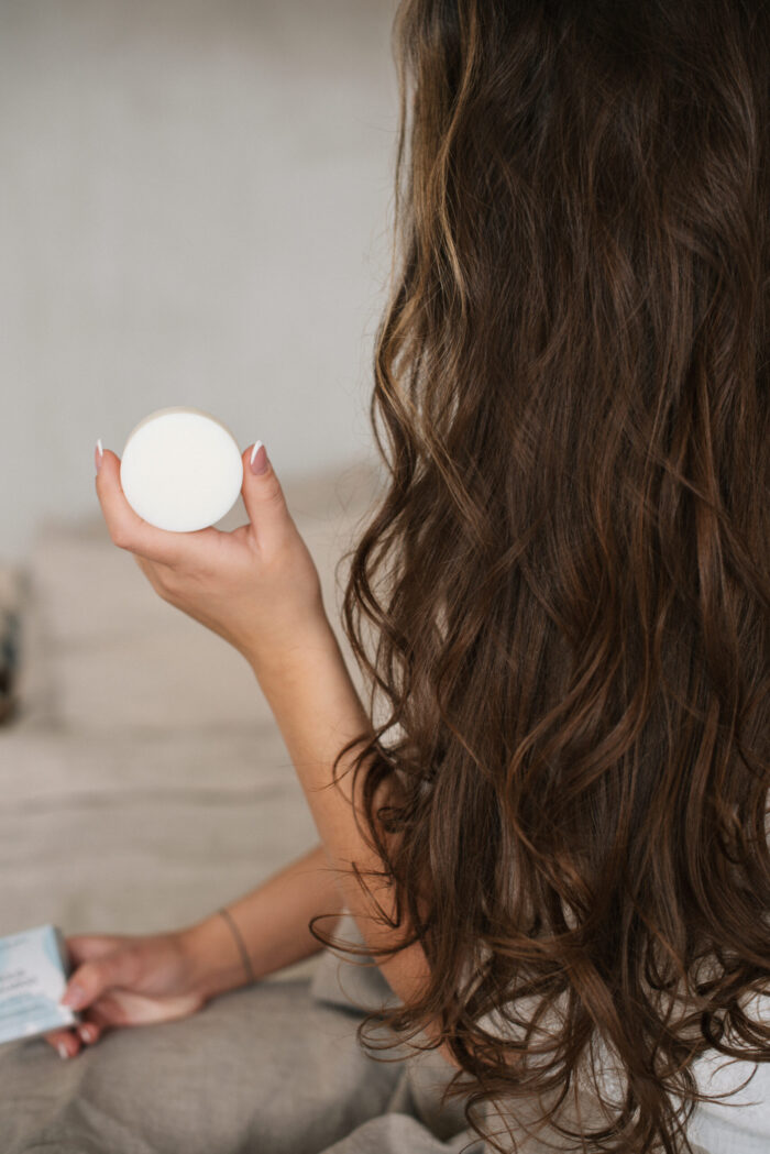 Costa Blanca Organics Argan & Macadamia Solid Shampoo & Conditioner Set.